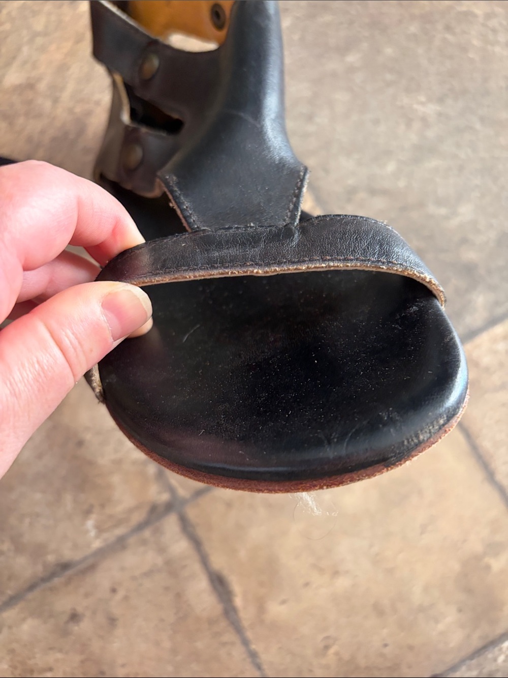 Bed Stu Soto Leather Sandal - Picture 9 of 10